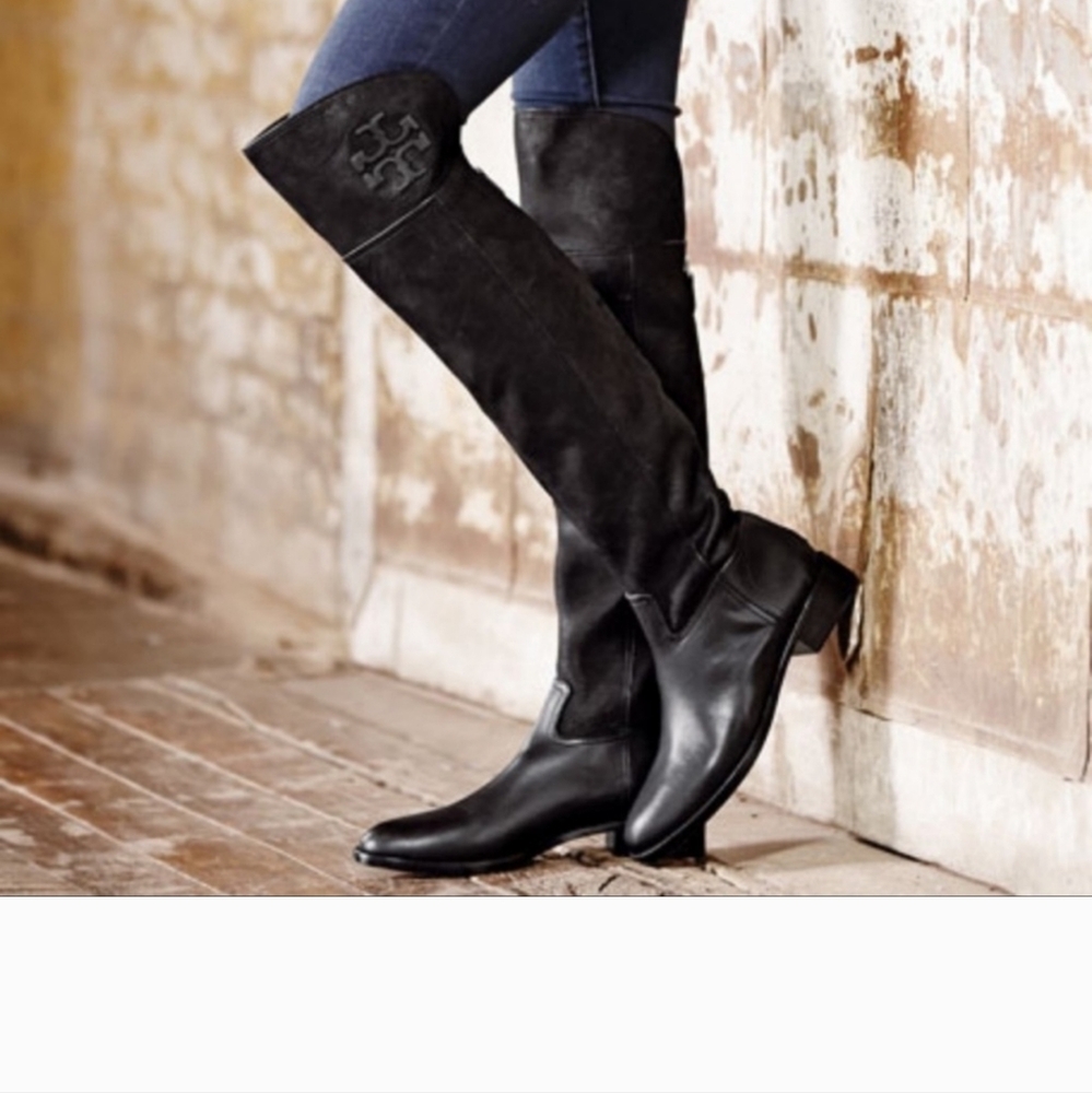 Tory Burch Simone Over The Knee‎ Boots, NEW, Size 6.5